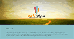 Desktop Screenshot of parkheightsbaptist.com